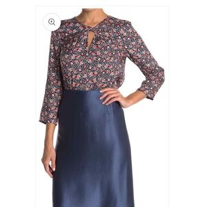 New Rebecca Taylor  Print Women's Top $295